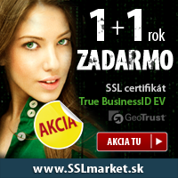 SSL certifikát True BusinessID EV 1+1 ZADARMO