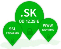 K SK doméne bezplatný SSL certifikát