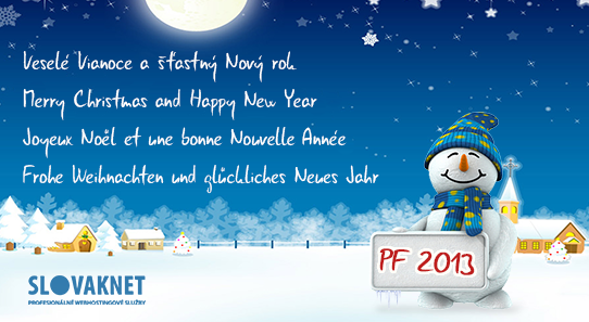 PF 2013 - Veselé Vianoce a šťastný Nový rok