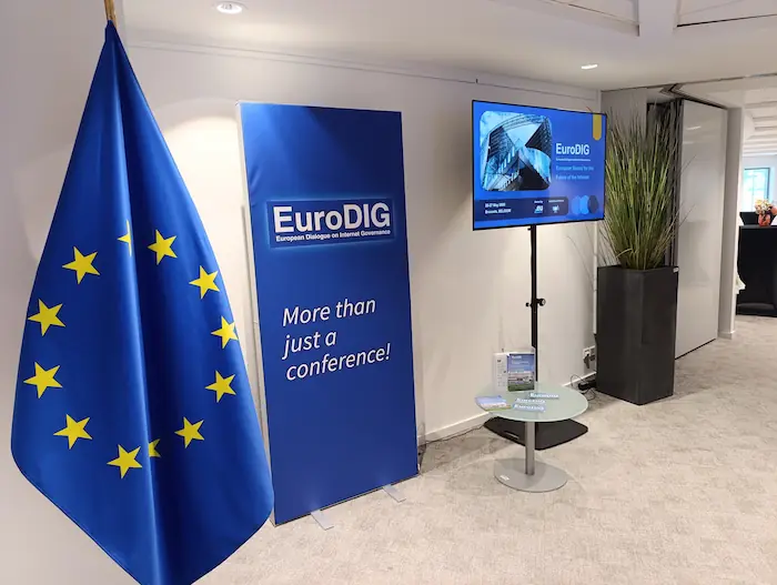 Logo EuroDIG 2026: SlovakNET.sk na prestížnej európskej konferencii