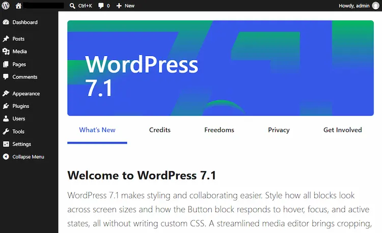 Logo WordPress 7.1 je vonku: Natívna úprava pseudo-stavov a nový systém tímových revízií