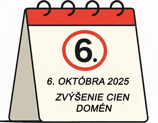 Logo Ceny domén vzrastú už 6. októbra 2025. Ako sa tomu vyhnúť?